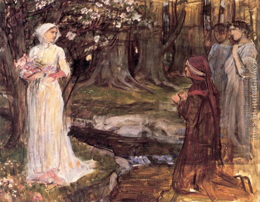 John William Waterhouse : Dante and Beatrice